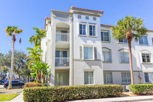 a front view of a multi story residential apartment building