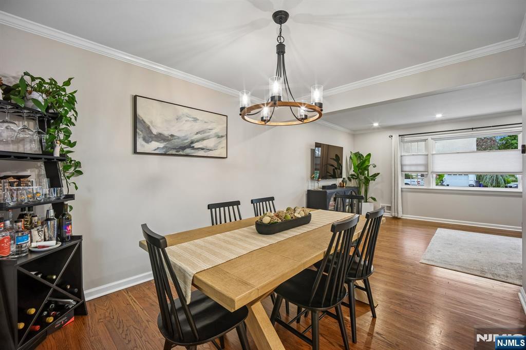 23 Andover Place Bloomfield, NJ 07003 - Photo 9 of 42 a view of a dining room with furniture window and wooden floor