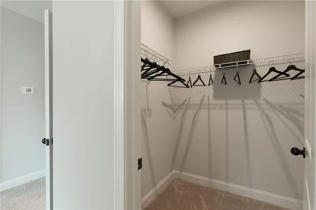 a view of walk in closet