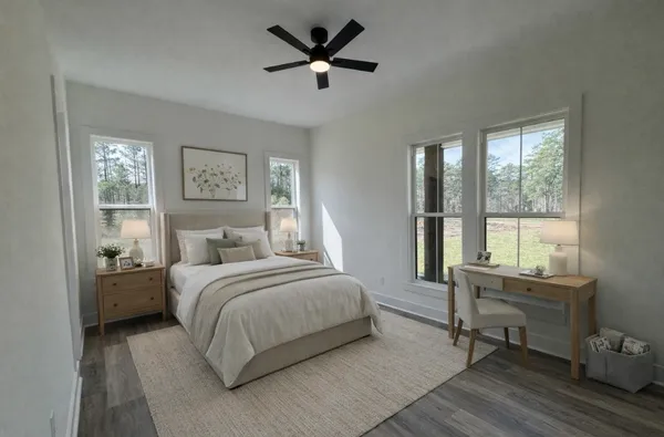 a bathroom with a sink a mirror and a shower