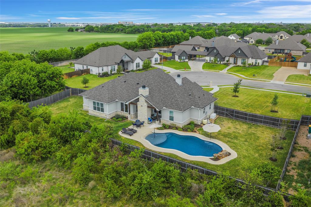 624 Lindsay Lane Robinson, TX 76706 - Photo 37 of 39 an aerial view of residential house with outdoor space and swimming pool