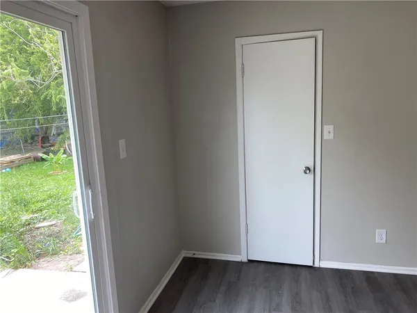 a view of front door