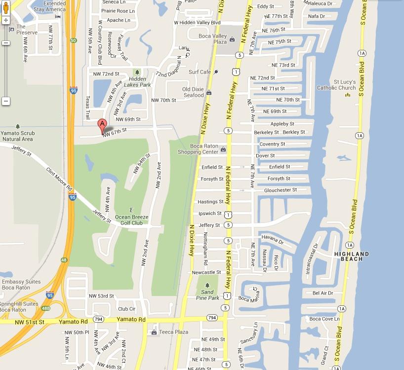 420 Northwest 67th Street, Unit K106 Boca Raton, FL 33487 - Photo 18 of 19 SandeVance Map View