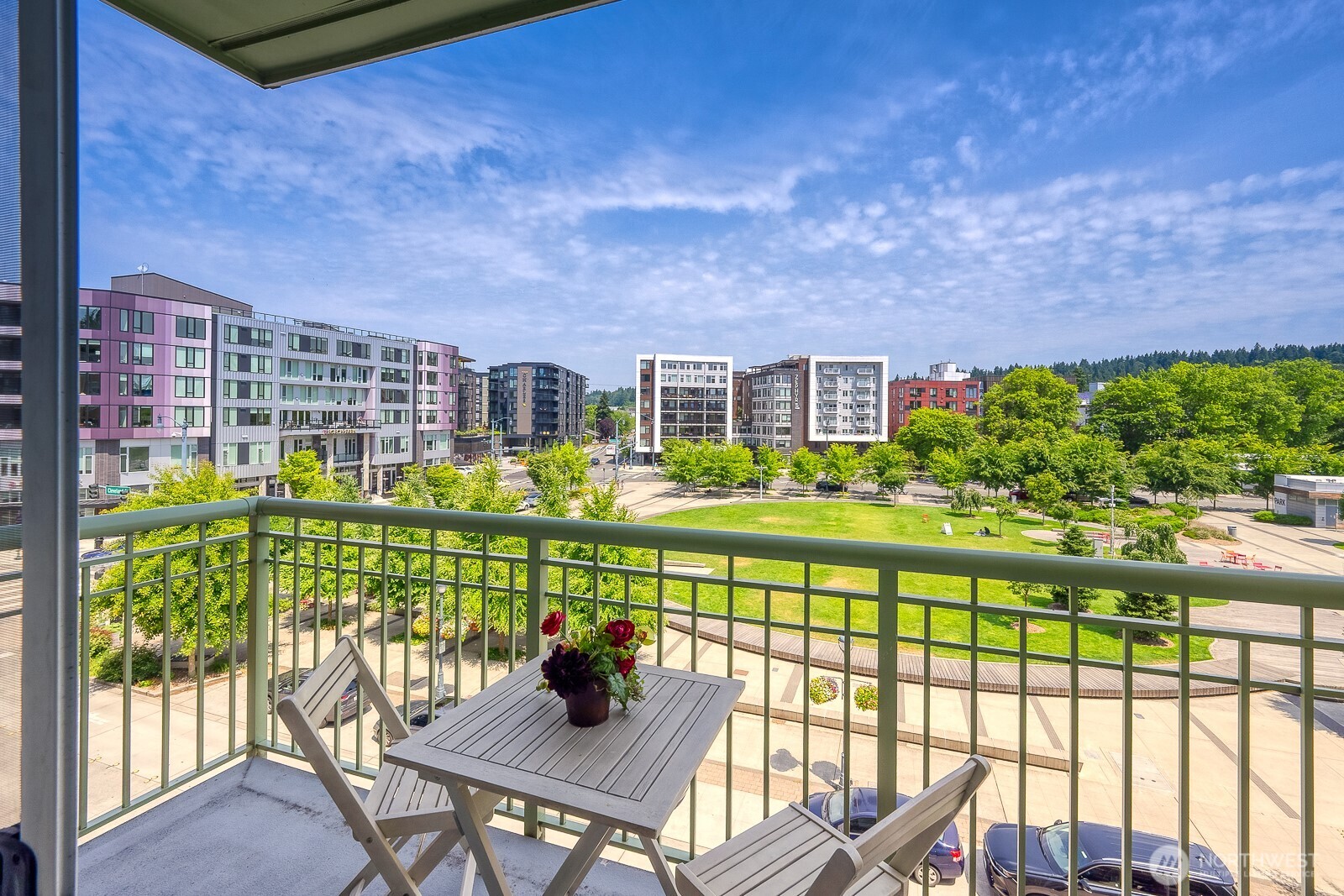 16141 Cleveland Street, Unit 412 Redmond, WA 98052 - Photo 17 of 31 a view of lake from balcony