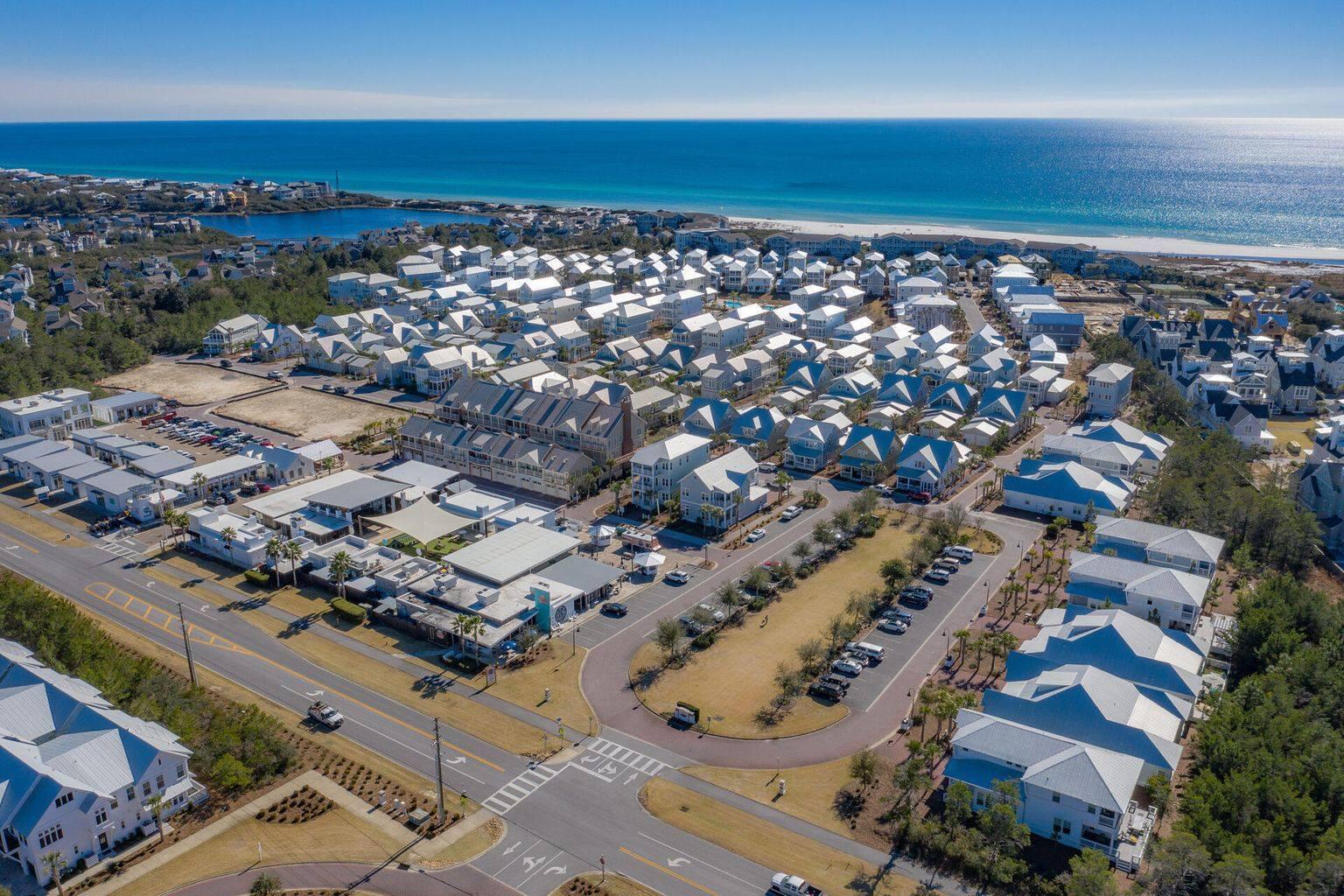 296 Milestone Dr Inlet Beach, Unit B Inlet Beach, FL 32461 - Photo 40 of 47 an aerial view of a city