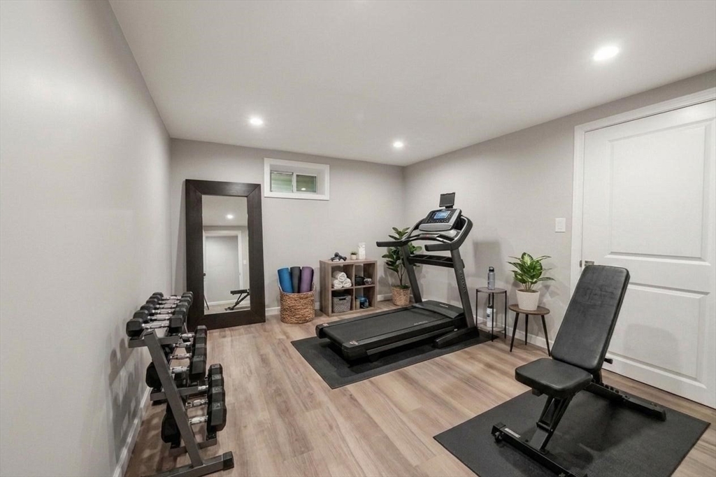 16 Churchill Road Plympton, MA 02367 - Photo 31 of 42 a view of a room with gym equipment