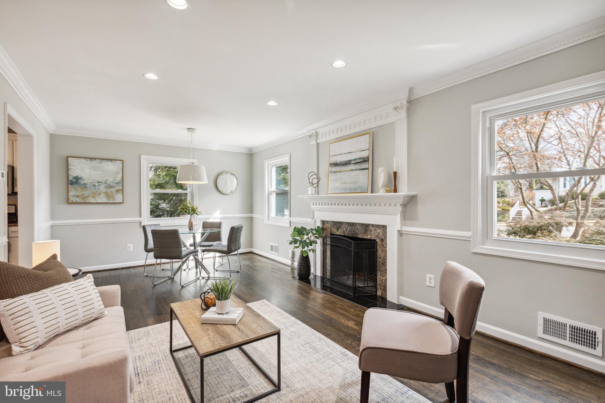 3018 Graham Road Falls Church, VA 22042 - Photo 2 of 36 Gorgeous wood-burning fireplace
