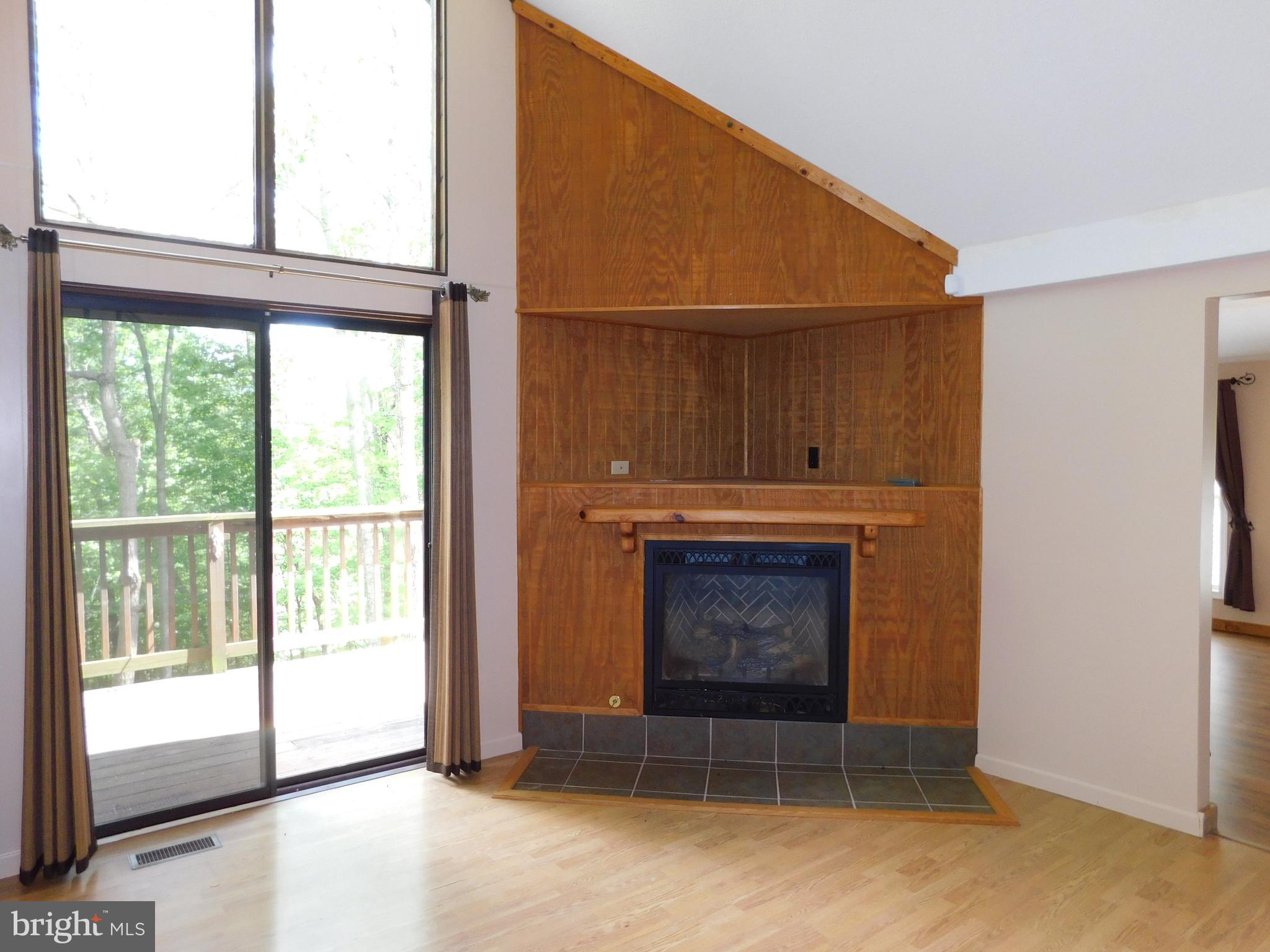 301 Animikean Ridge Hedgesville, WV 25427 - Photo 18 of 51 Gas fireplace and deck access