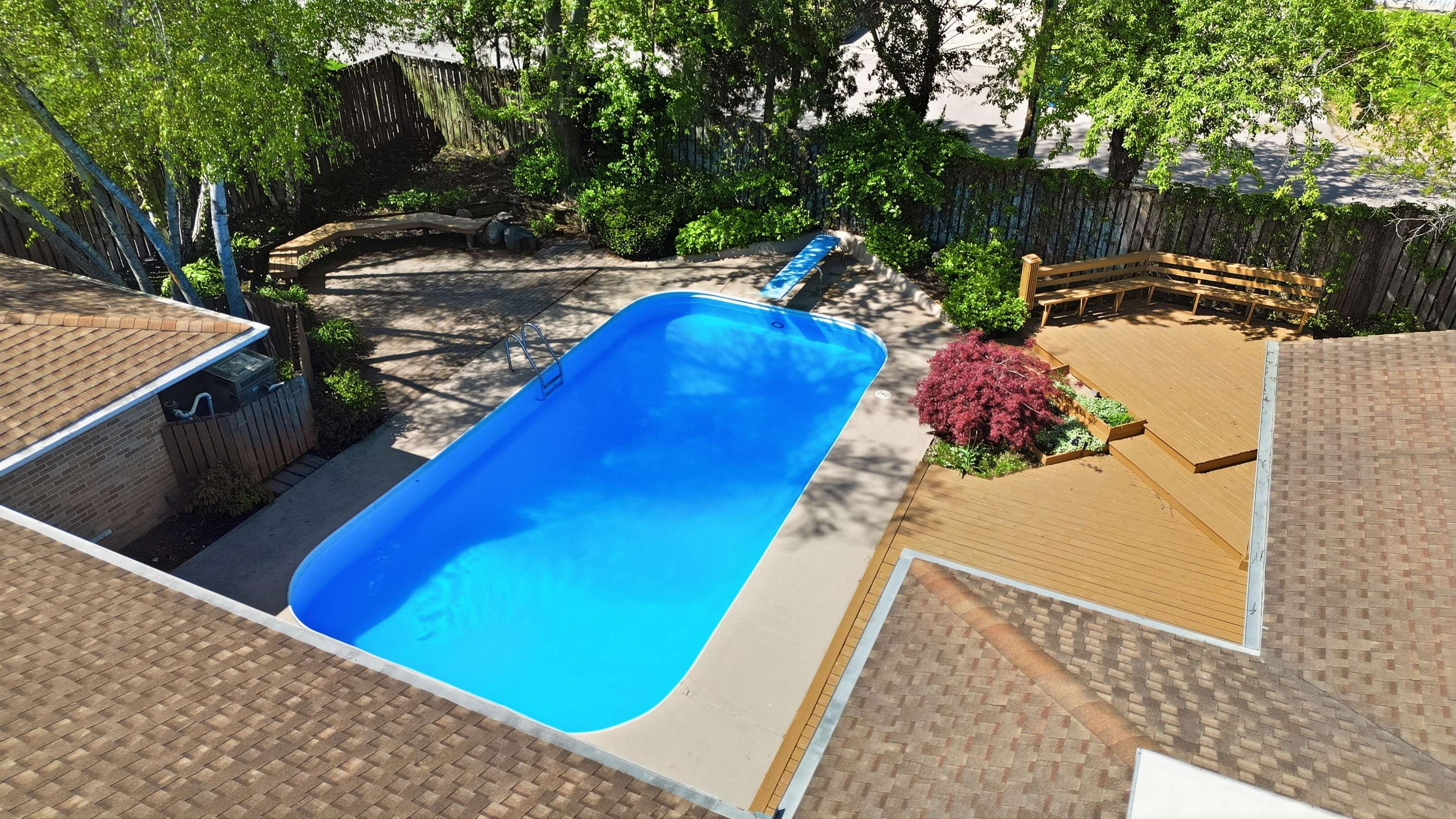 1213 Douglas Terrace Dixon, IL 61021 - Photo 10 of 49 a view of a backyard with plants and a patio