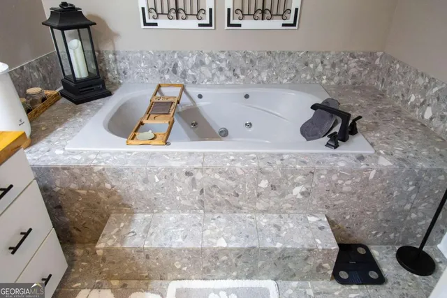 a bathroom with a sink