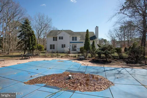 a front view of a house with entertaining space
