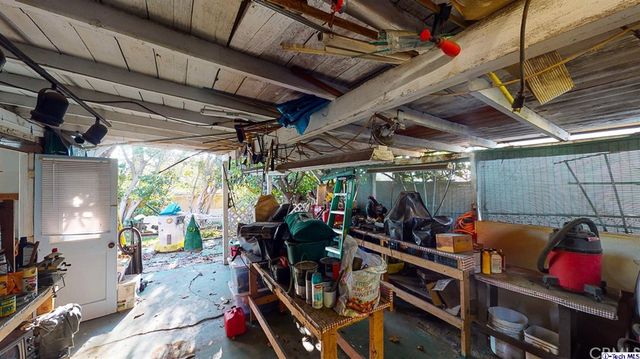 a view of storage and utility room