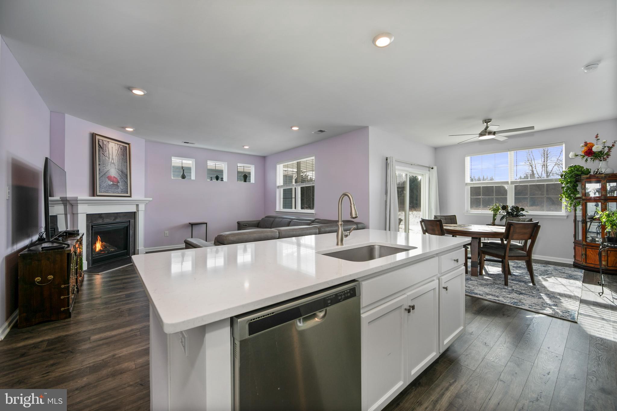 33 Walton Way Delanco, NJ 08075 - Photo 15 of 46 a kitchen with stainless steel appliances granite countertop a sink a stove and a refrigerator
