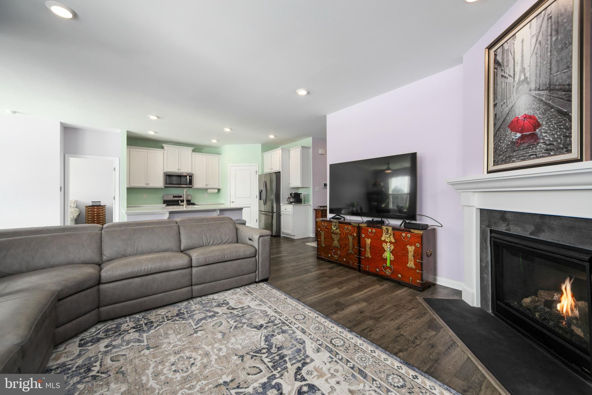 33 Walton Way Delanco, NJ 08075 - Photo 18 of 46 a living room with furniture and a flat screen tv