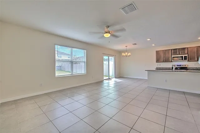 a view of kitchen and window