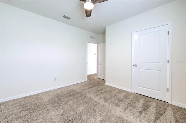 a view of an empty room