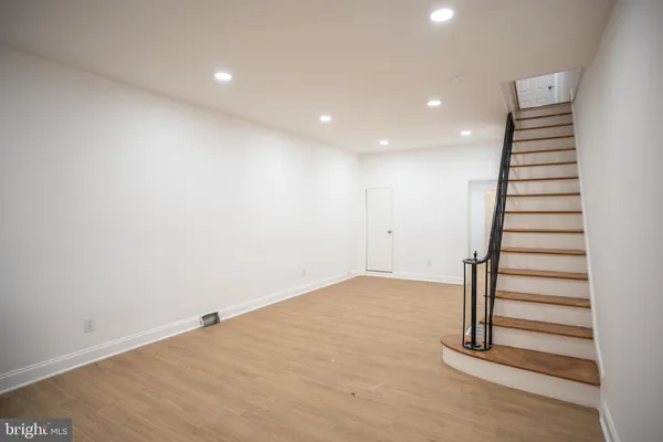 a view of entryway with stairs