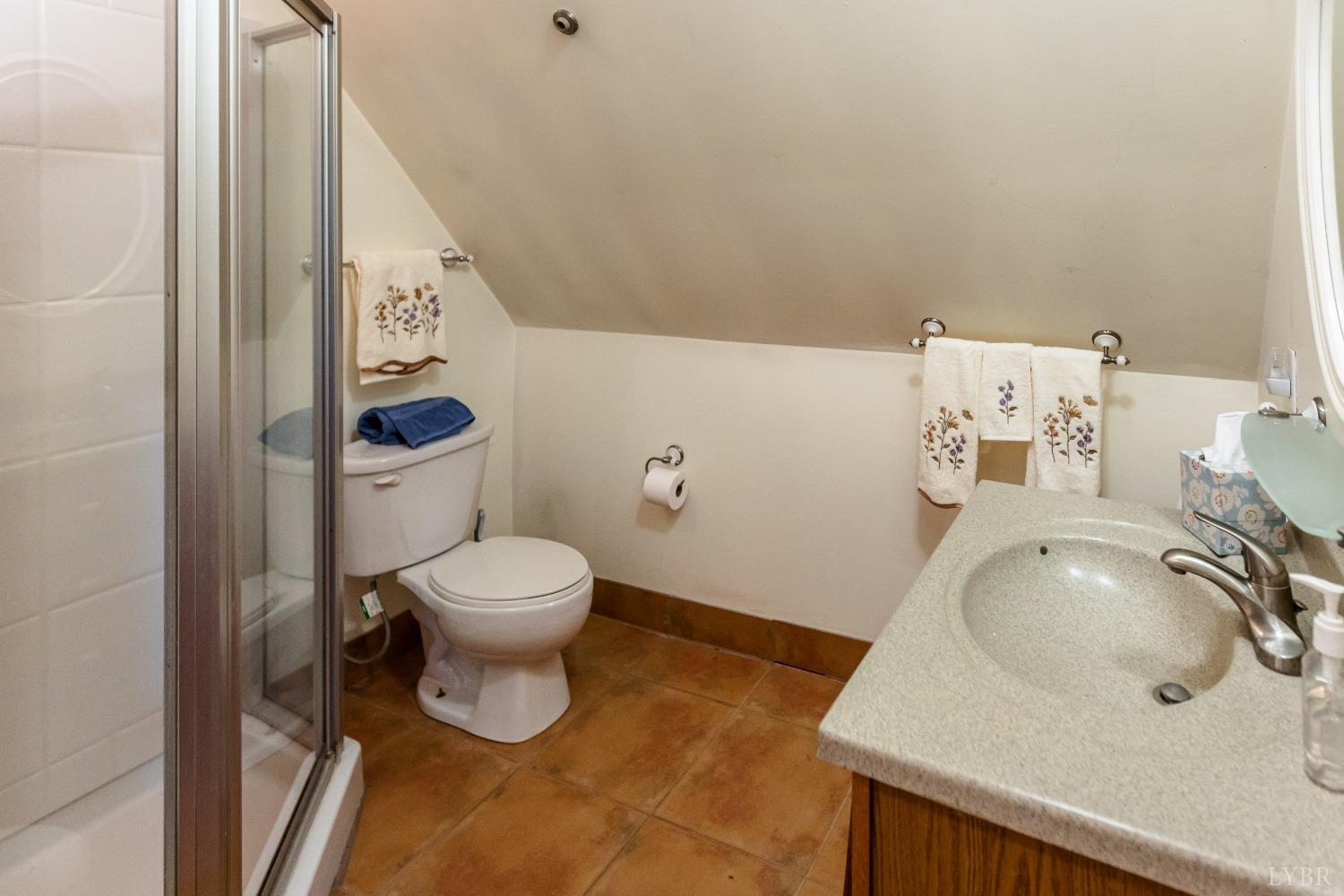 4037 County Line Road Cullen, VA 23934 - Photo 40 of 45 a bathroom with a toilet sink and mirror