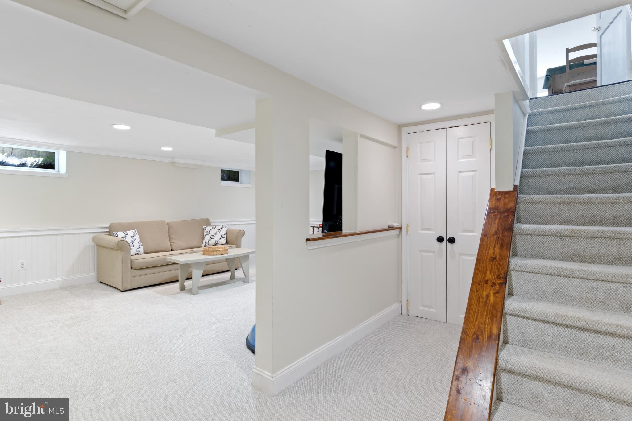 36 Crestline Road Wayne, PA 19087 - Photo 21 of 31 Finished Basement with wainscoting