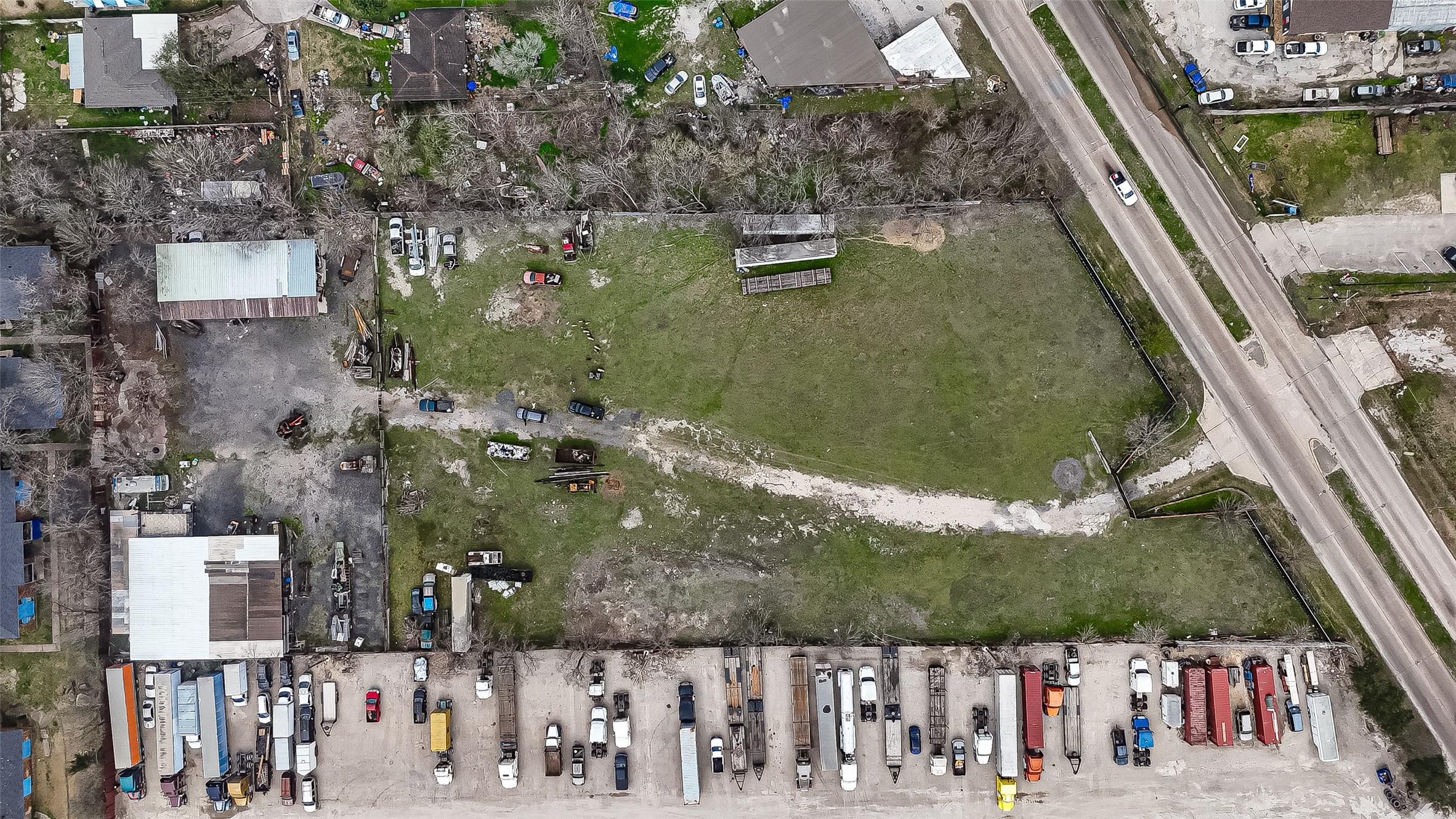 1760 Allen Genoa Road Houston, TX 77017 - Photo 32 of 32 an aerial view of residential houses with outdoor space