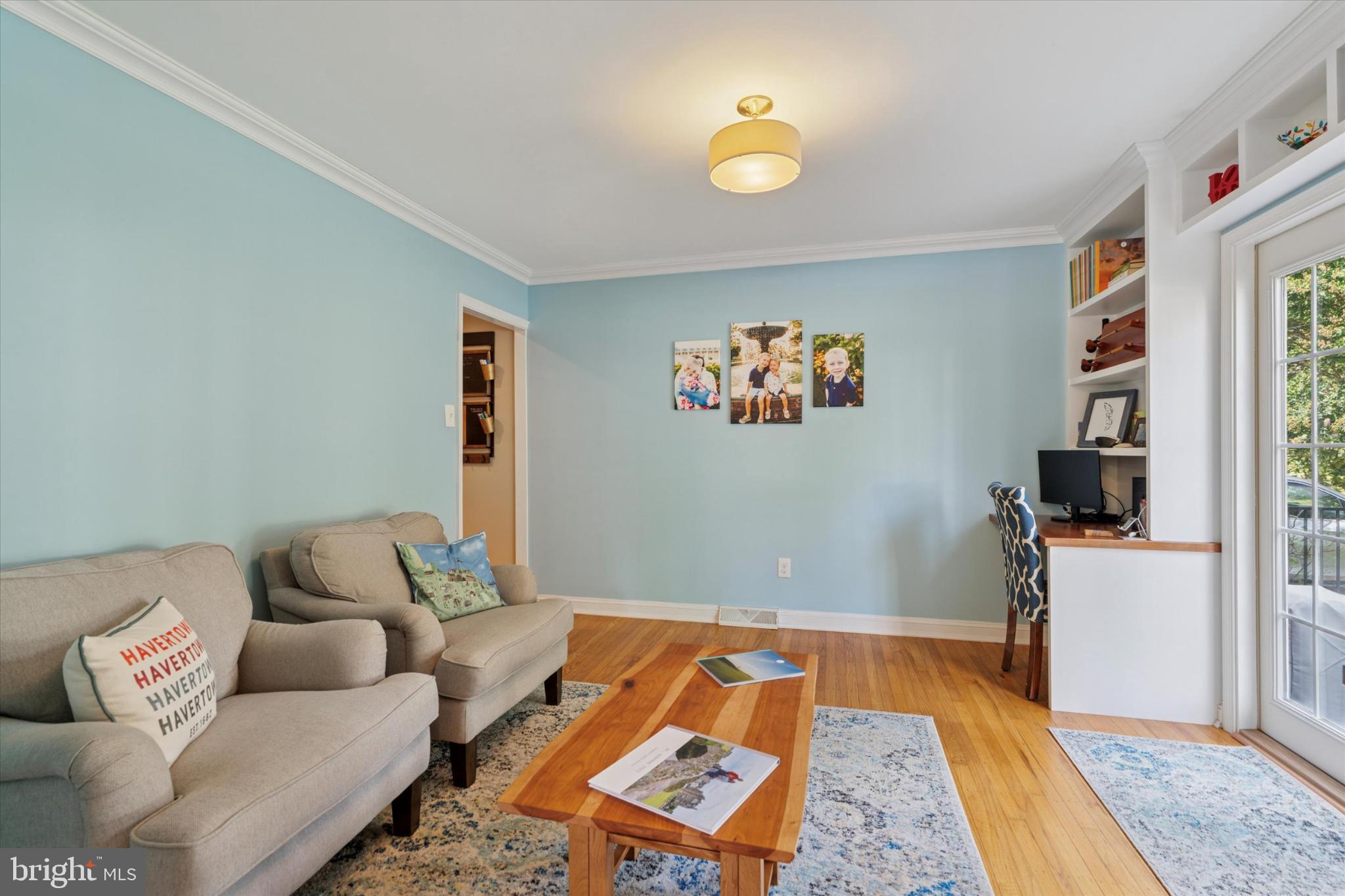 101 Rockland Road Havertown, PA 19083 - Photo 12 of 35 a living room with furniture and a rug