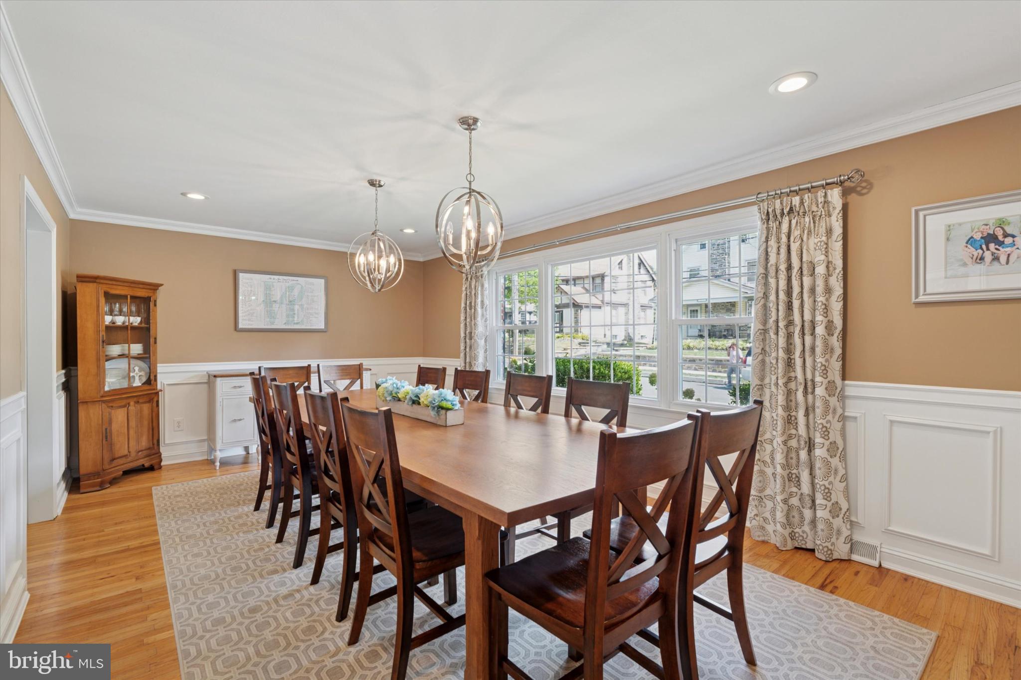 101 Rockland Road Havertown, PA 19083 - Photo 9 of 35 a view of a dining room with furniture window and wooden floor