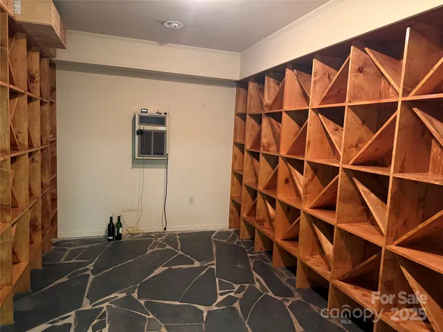 a room with gym equipment