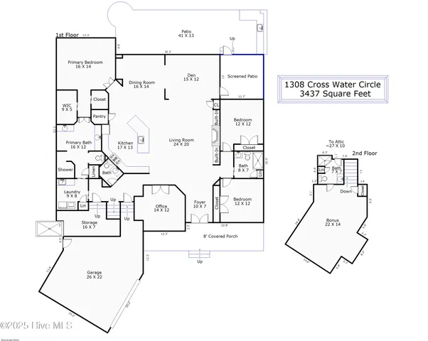 $975,000 | 1308 Cross Water Circle, Leland, NC 28451