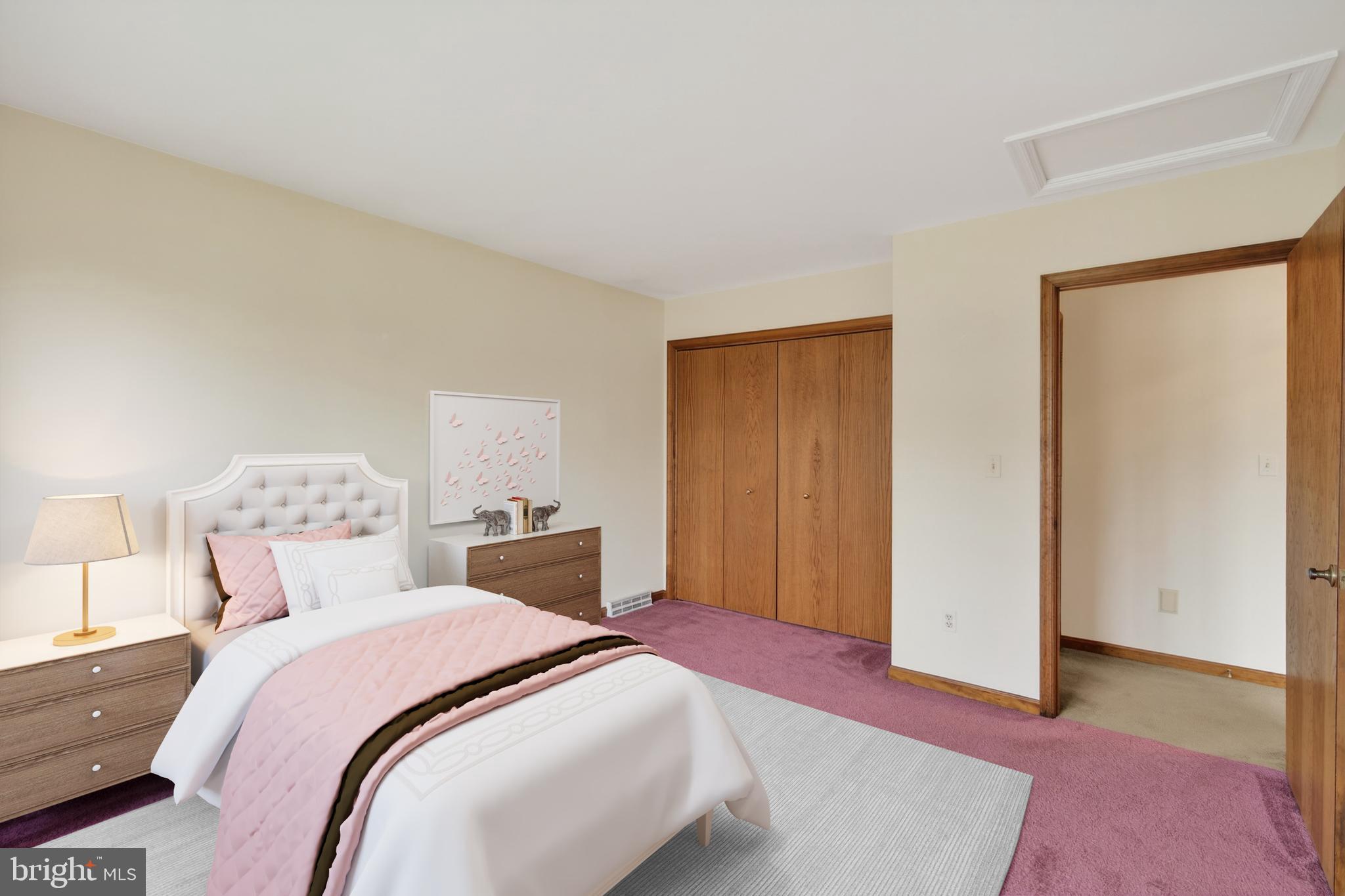 1703 Brickhouse Lane Fallston, MD 21047 - Photo 23 of 43 a bedroom with a bed and a painting