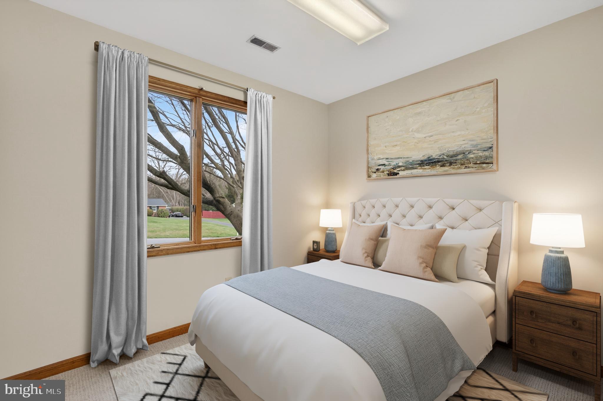 1703 Brickhouse Lane Fallston, MD 21047 - Photo 29 of 43 a bedroom with a large bed and a window