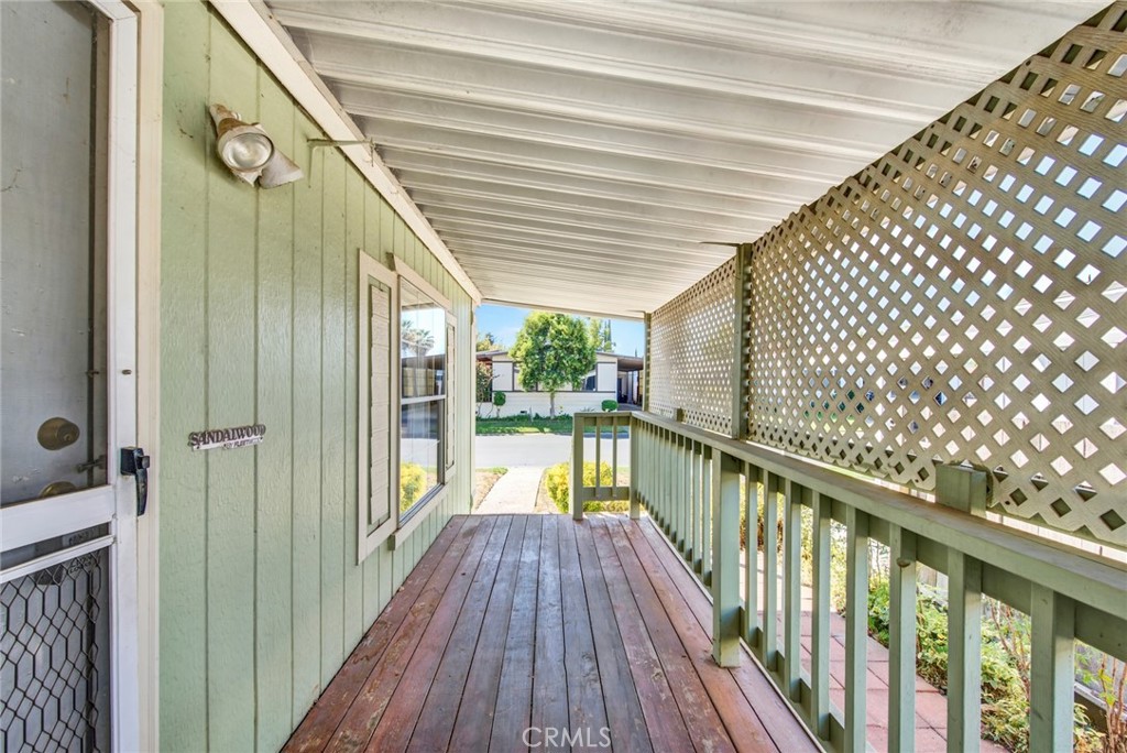 3835 Gardiner Ferry Road, Unit 31 Corning, CA 96021 - Photo 55 of 58 a view of balcony with wooden floor
