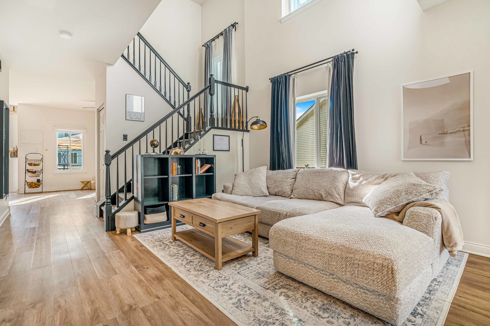 684 Edward Drive Romeoville, IL 60446 - Photo 2 of 17 a living room with furniture and wooden floor
