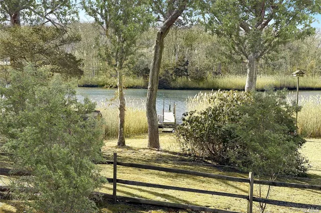 a view of fountain in the backyard