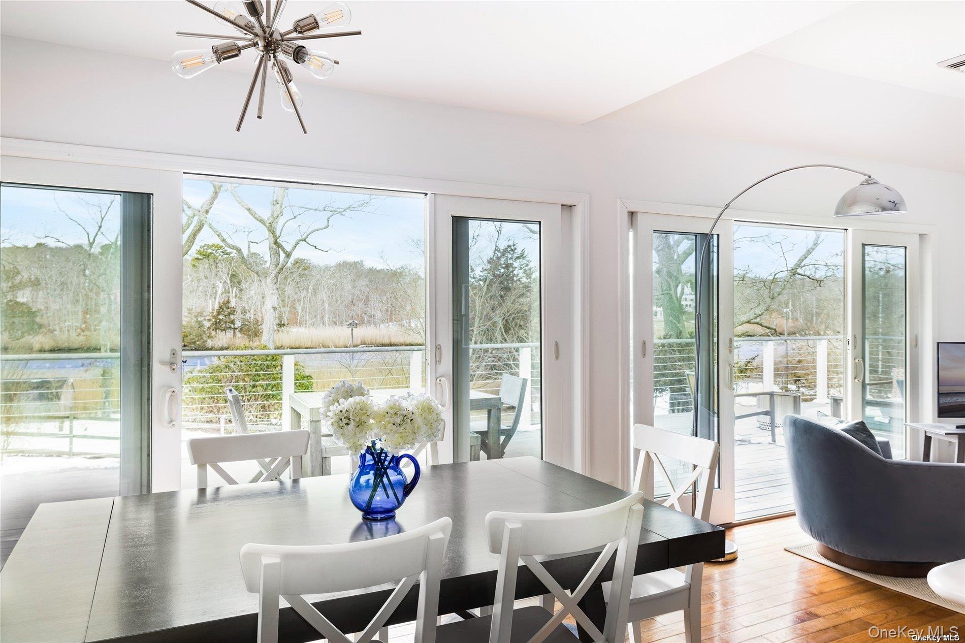 17 B Baycrest Avenue Westhampton, NY 11977 - Photo 6 of 22 a view of a dining room with furniture window and outside view