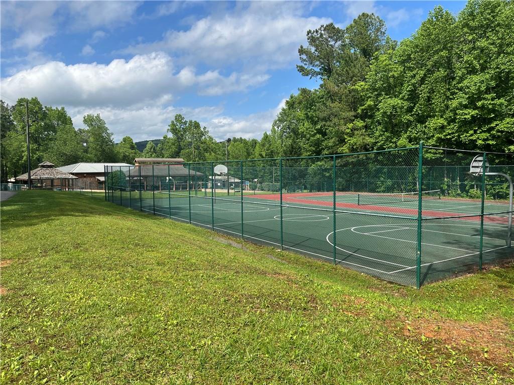 1720 Rebekah Ridge Road Talking Rock, GA 30175 - Photo 10 of 14 a view of a backyard with swimming pool
