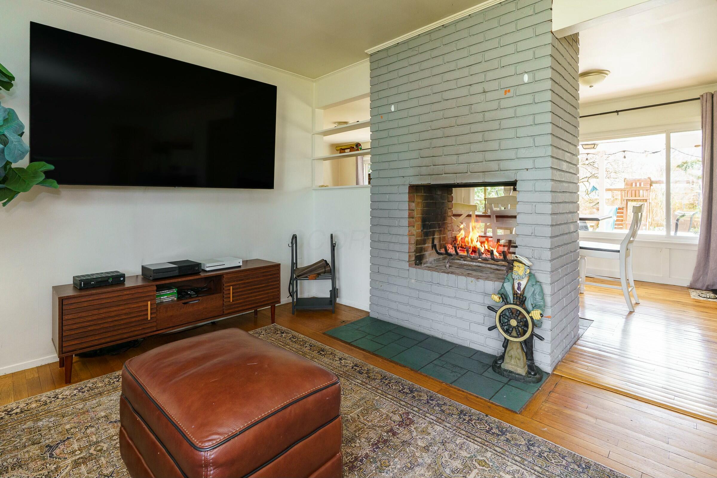 1777 Inchcliff Road Columbus, OH 43221 - Photo 6 of 30 Double Sided Fireplace