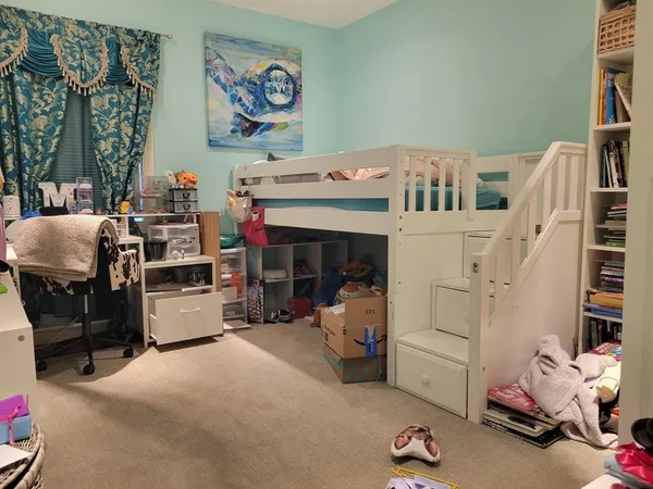 a storage room with storage and utility