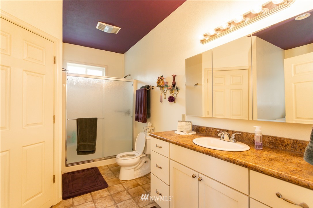 879 East Wiser Lake Road Lynden, WA 98264 - Photo 17 of 36 a bathroom with a sink a toilet and shower