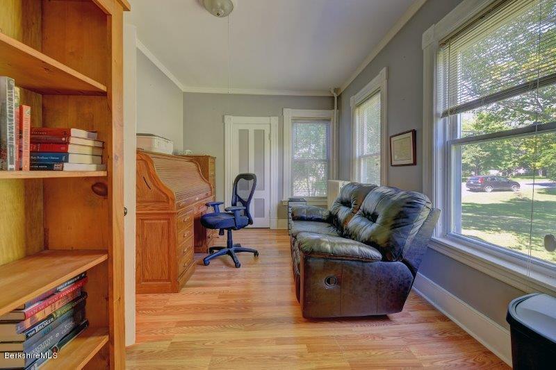 188 Huntington Road Worthington, MA 01098 - Photo 18 of 37 a living room with furniture and a large window