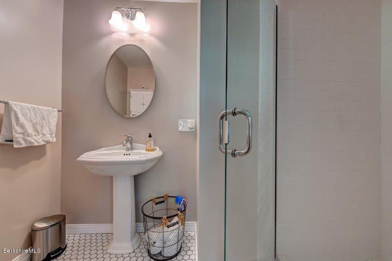 188 Huntington Road Worthington, MA 01098 - Photo 20 of 37 a bathroom with a sink and a mirror