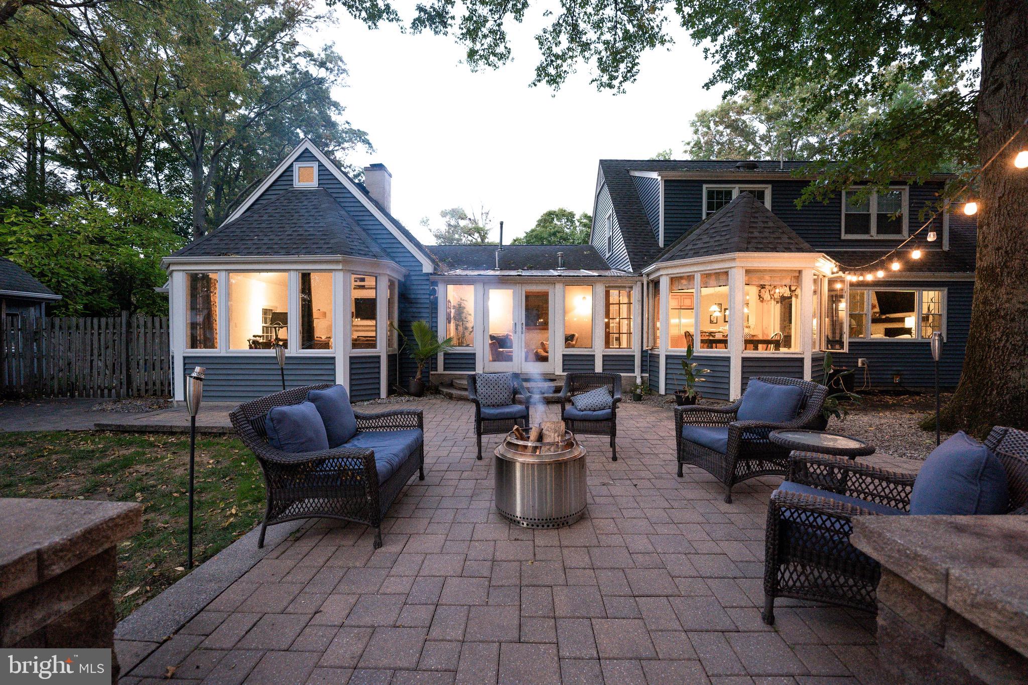 20 Melville Road Princeton Junction, NJ 08550 - Photo 54 of 74 Rear Patio & Fire Pit