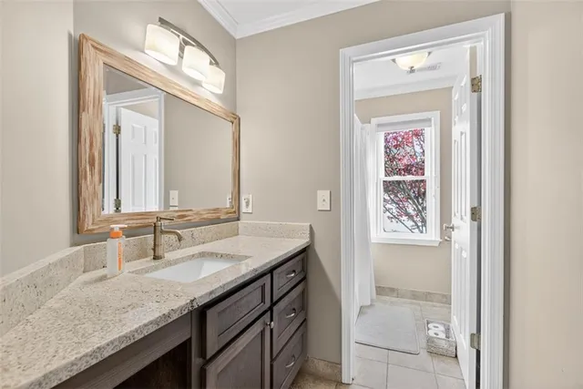 a balcony with furniture and wooden floor