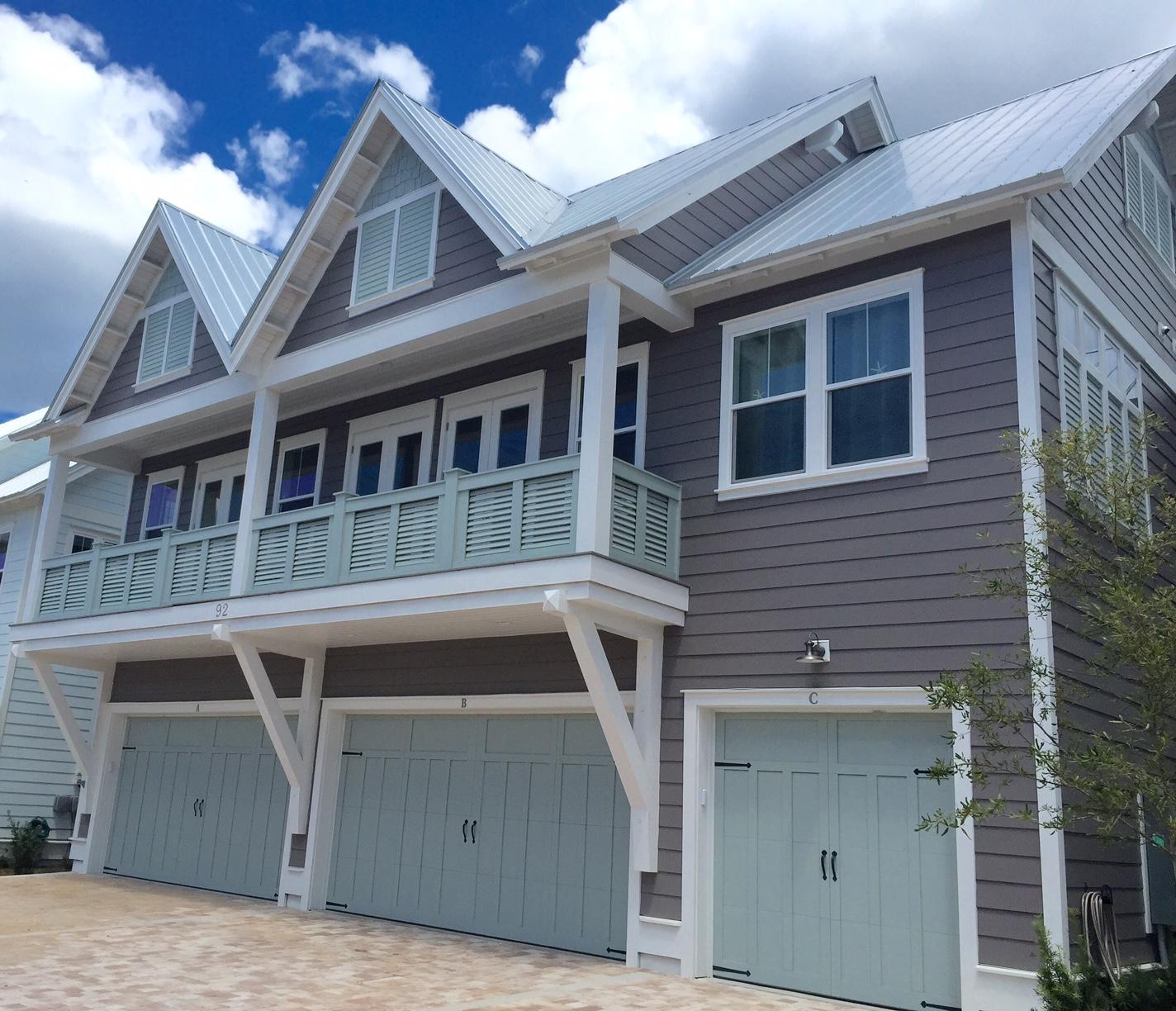 54 Pine Lands Loop Ln Inlet Beach West, Unit B Inlet Beach, FL 32461 - Photo 3 of 35 a front view of a house with balcony