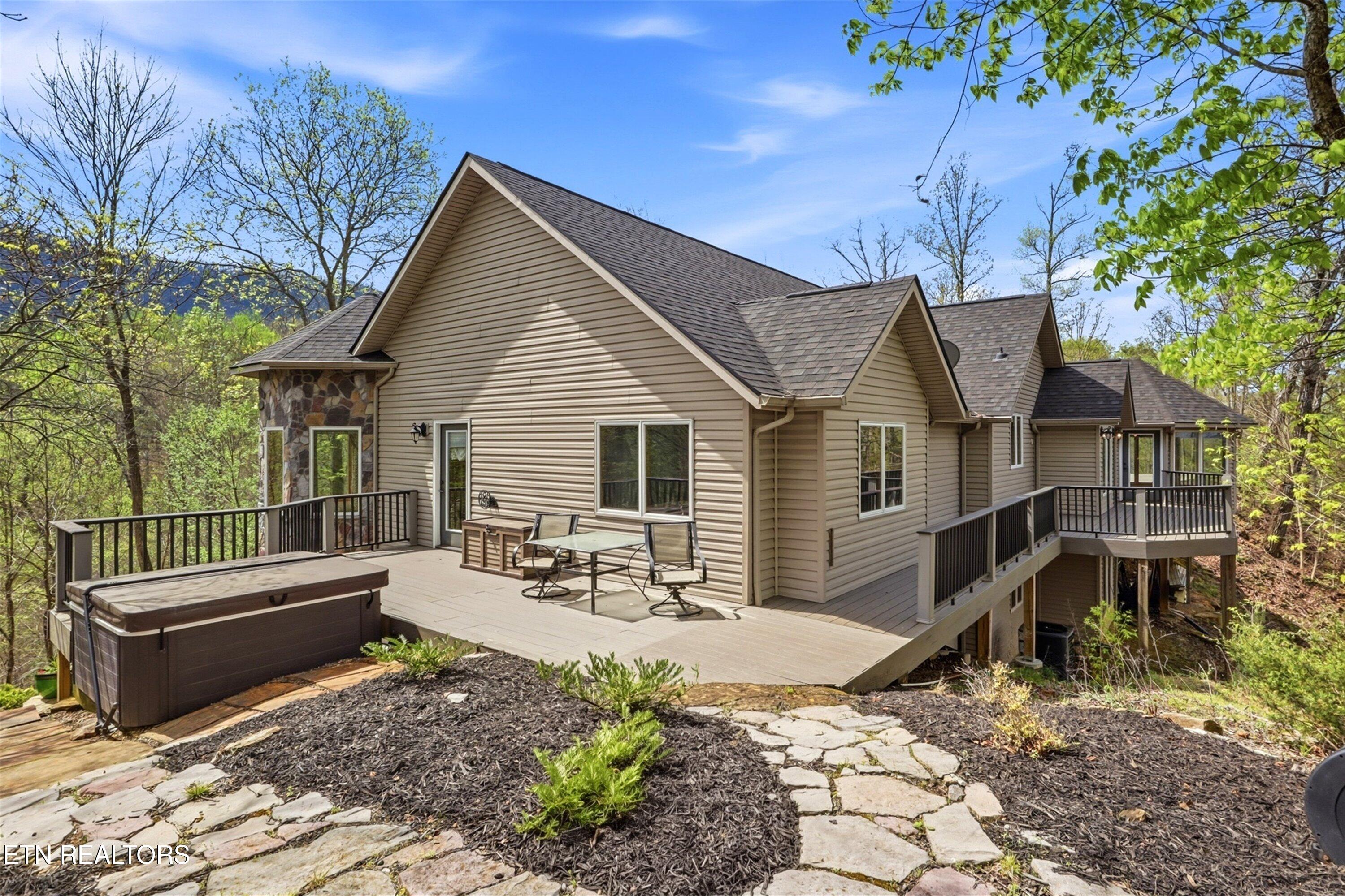 2012 Old Chilhowee Road Seymour, TN 37865 - Photo 46 of 54 Back of house from the Fairy Garden