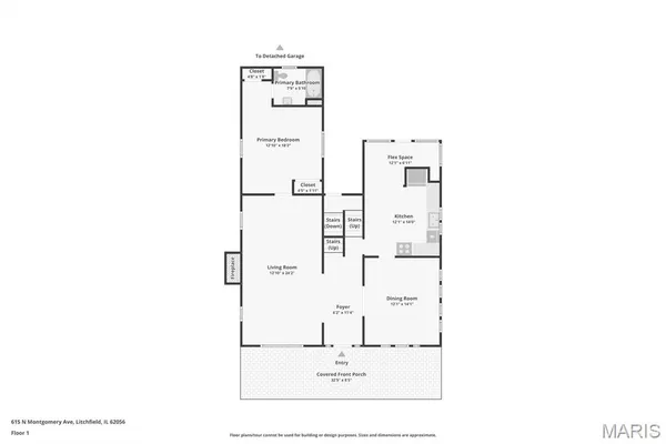 $190,000 | 615 North Montgomery Avenue, Litchfield, IL 62056
