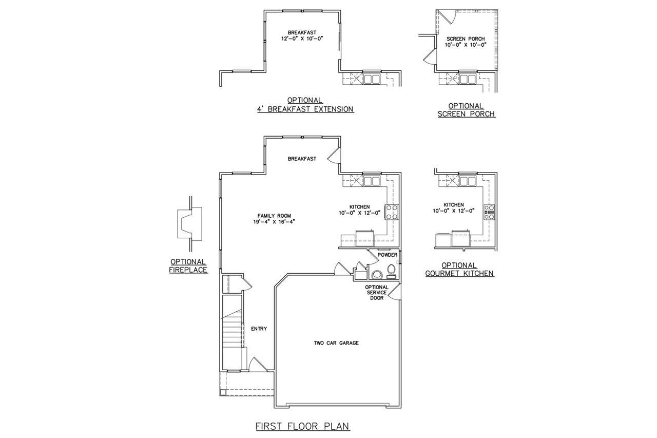 308 Saucer Road Summerville, SC 29486 - Photo 21 of 24 First Floor Layout