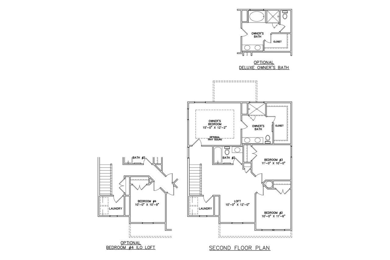308 Saucer Road Summerville, SC 29486 - Photo 22 of 24 Second Floor Layout