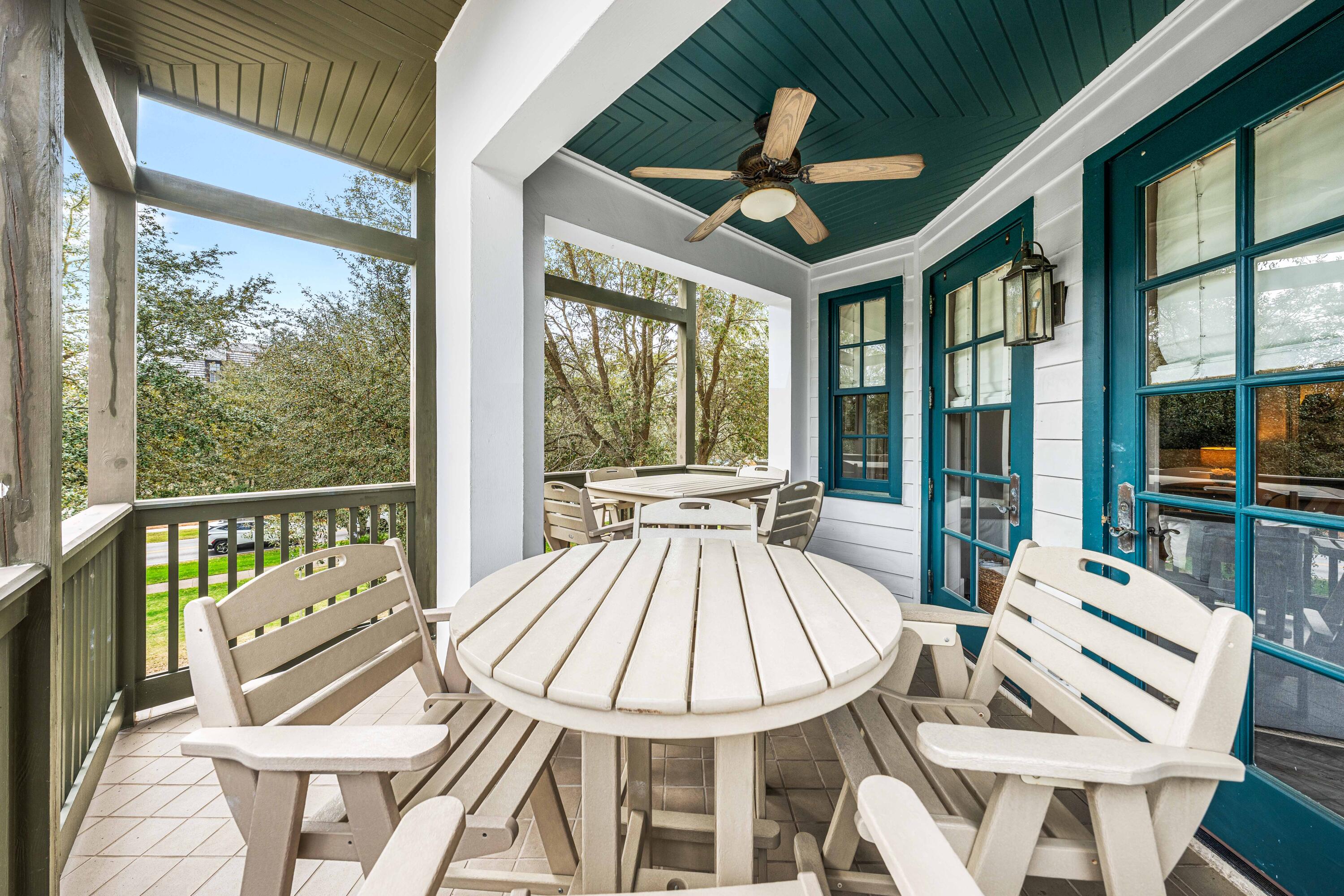 34 North Barrett Square, Unit 2D Inlet Beach, FL 32461 - Photo 27 of 35 Large Corner Balcony