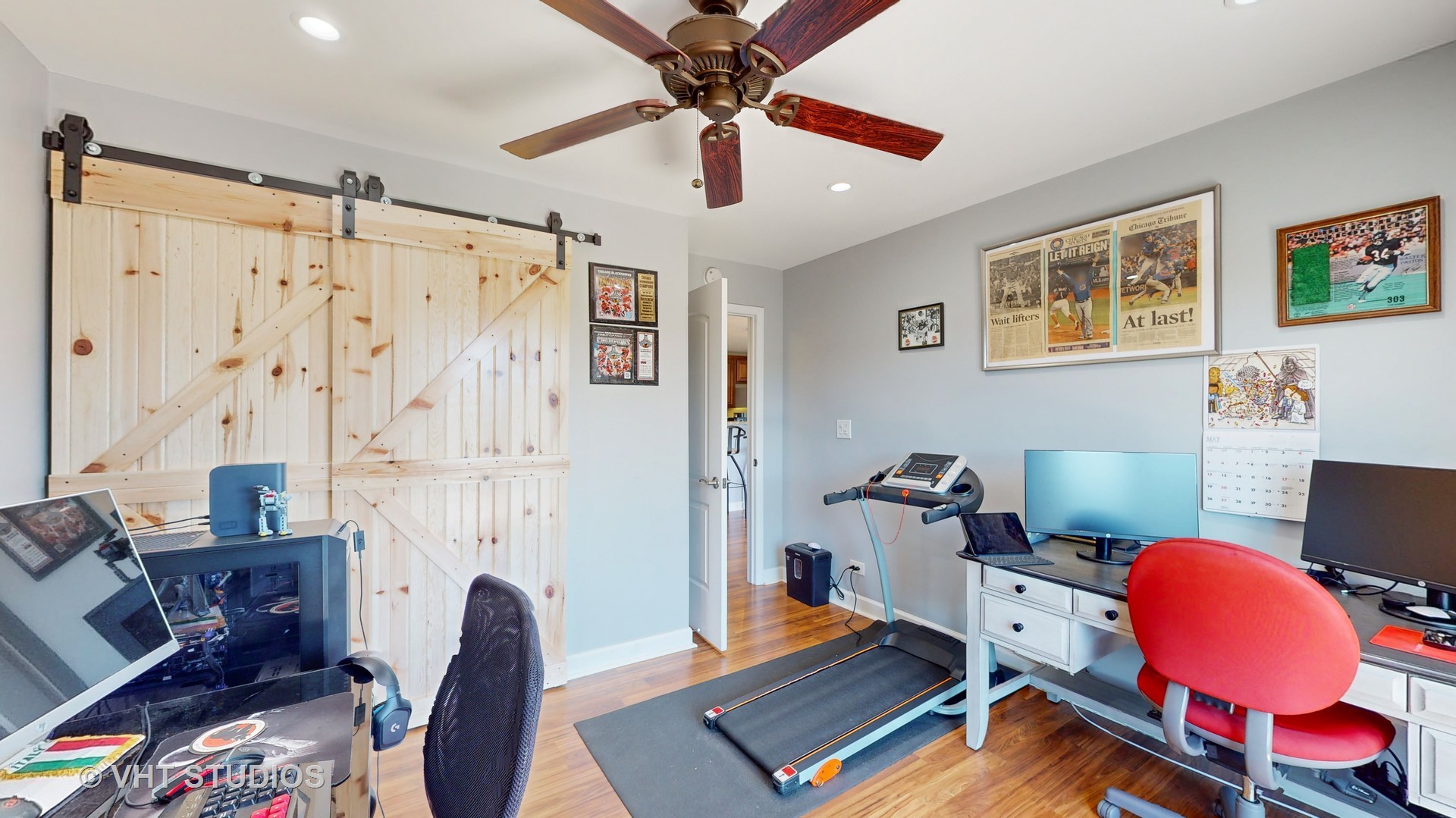 8630 Waukegan Road, Unit 519 Morton Grove, IL 60053 - Photo 21 of 26 a view of a workspace with furniture and a window