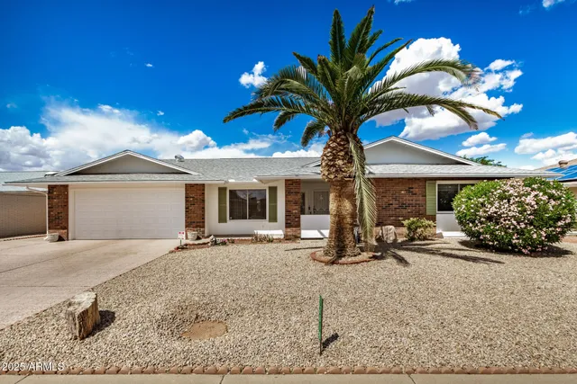 a view of a house with a patio